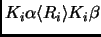 $K_i\alpha \langle R_i \rangle K_i\beta$