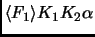 $\langle F_1 \rangle K_1K_2\alpha$