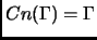 $Cn(\Gamma)=\Gamma$